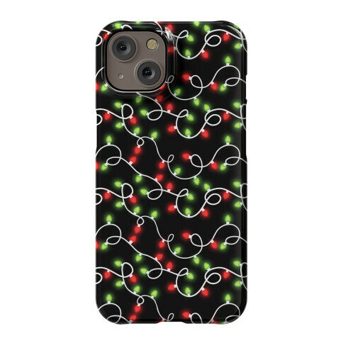 Christmas Lights Pattern Phone Case